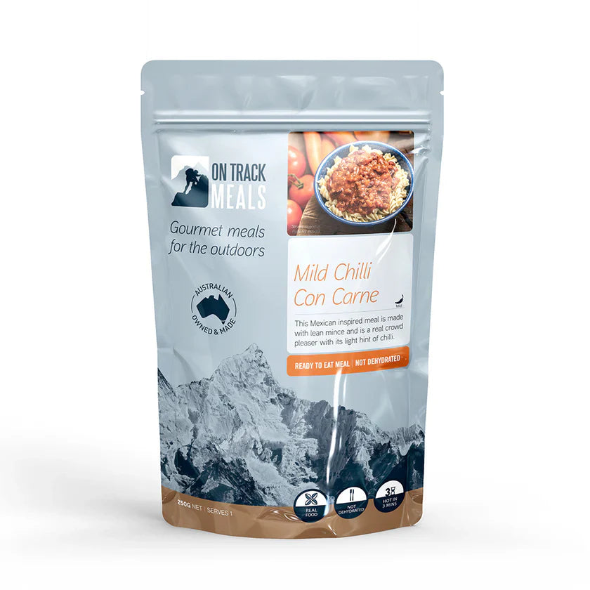 On Track Meals Mild Chilli Con Carne Outdoor Tactical Australia