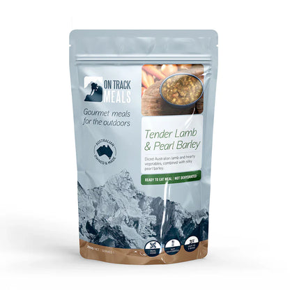 On Track Meals Tender Lamb & Pearl Barley Outdoor Tactical Australia