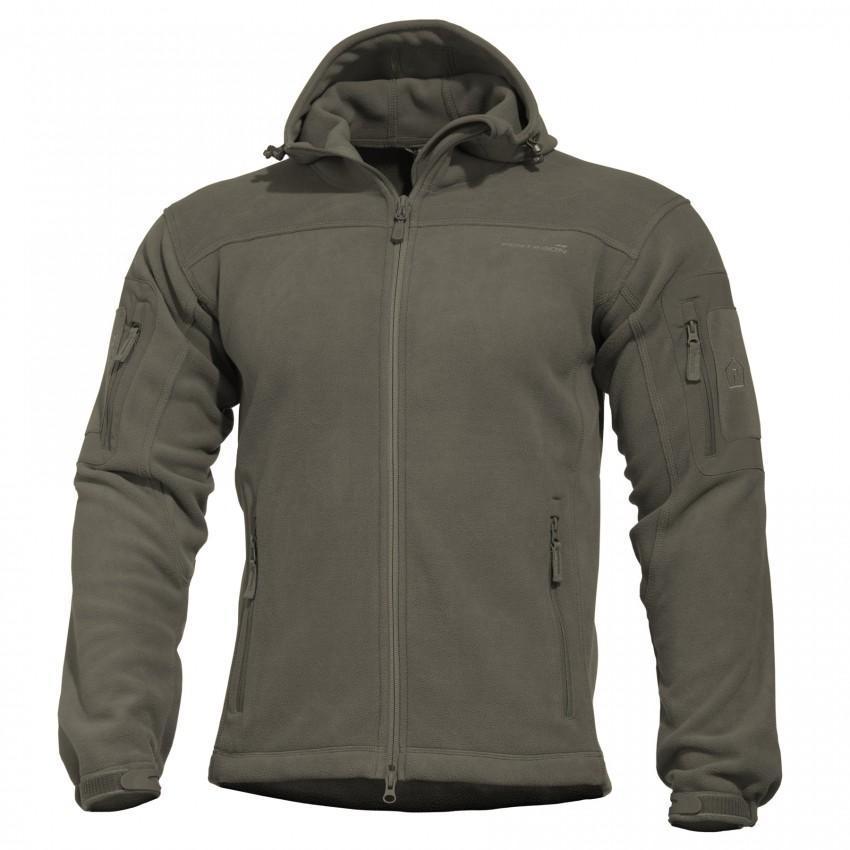 Pentagon Tactical K08026 Hercules Fleece 2.0 Jacket RAL7013 Extra Small Outdoor Tactical Australia