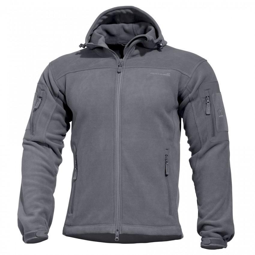 Pentagon Tactical K08026 Hercules Fleece 2.0 Jacket Wolf Grey Extra Small Outdoor Tactical Australia