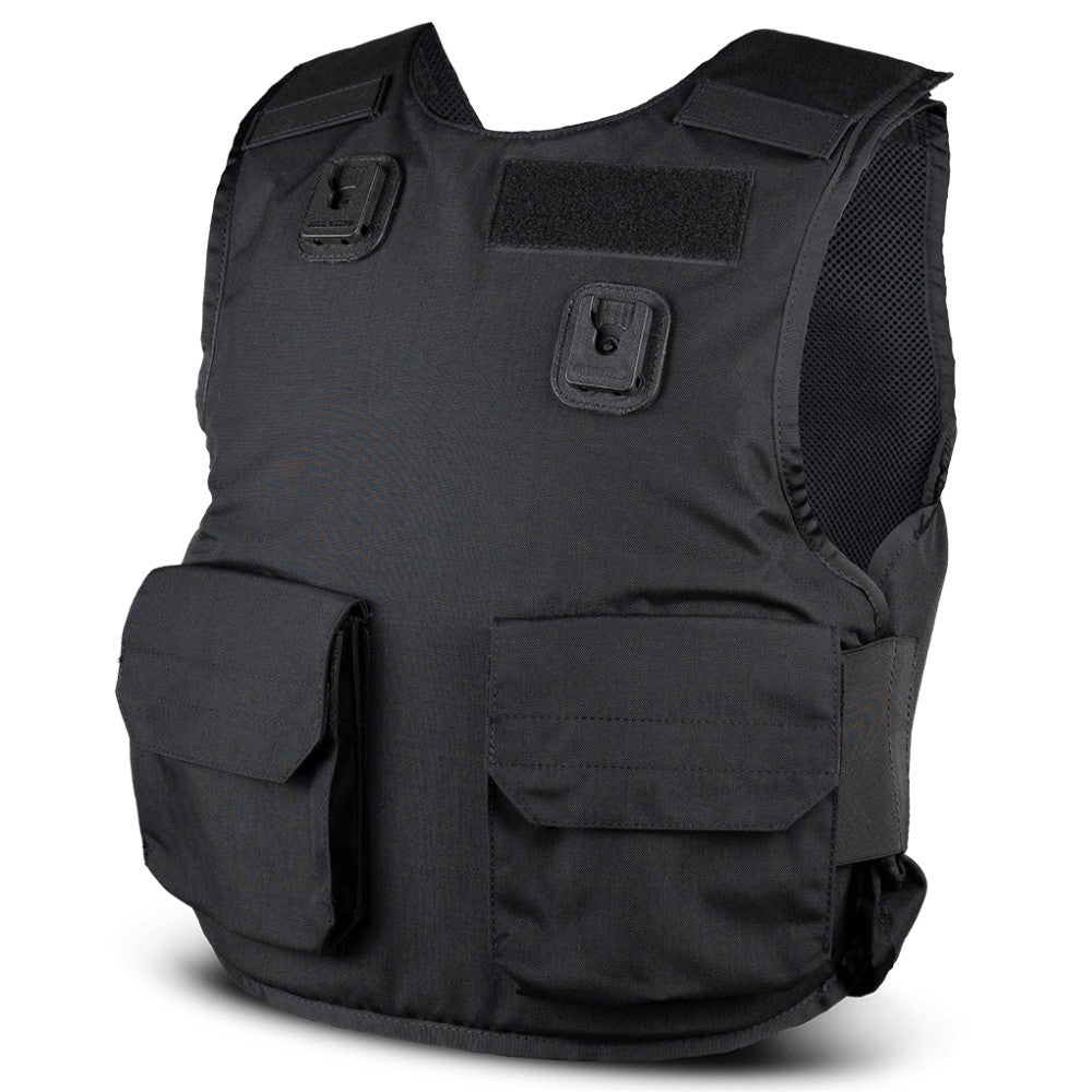 PPSS Overt Stab Resistant Vest (Cover+Panel) Black Small Regular Outdoor Tactical Australia