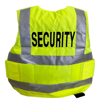 PPSS Overt Stab Resistant Vest Hi Viz Yellow VTS Custom Design Vest Outdoor Tactical Australia