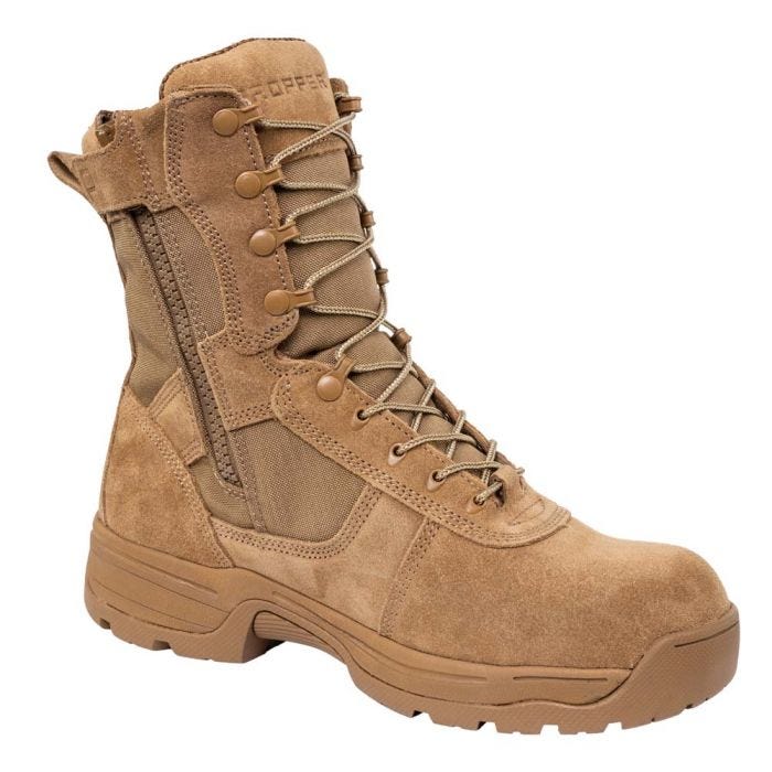 Propper Series 100 8 Inches Side Zip Composite Toe Boot Coyote 4 M (Regular Width) Outdoor Tactical Australia
