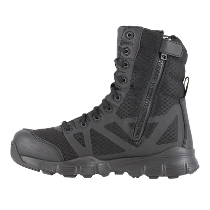 Reebok Tactical Men's 8 Inch Dauntless Ultra Light Size Zip Boot Black RB8720 Outdoor Tactical Australia