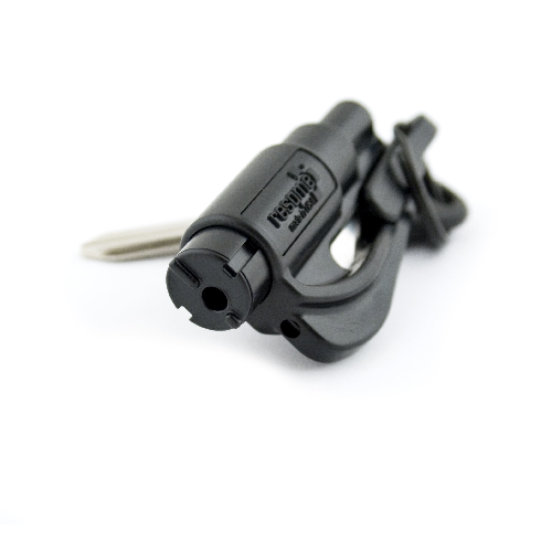 ResQme Rescue and Escape Tool with Glass Breaker and Seat Belt Cutter Black Outdoor Tactical Australia