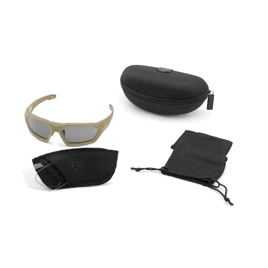 Revision ShadowStrike Ballistic Sunglasses Essential Kit Tan Outdoor Tactical Australia