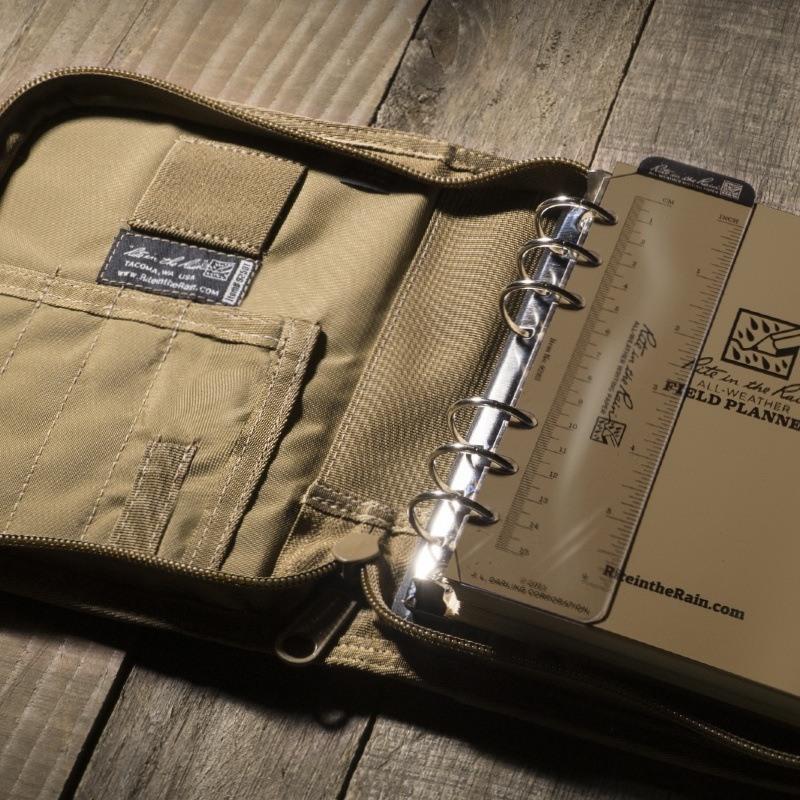 Rite in the Rain Standard Field Planner Starter Kit 8.5 x 7.25 Tan Cordura Cover Outdoor Tactical Australia