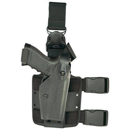 Safariland 6005-6-123 Double Strap Leg Shroud w/ Quick Release Leg Strap STX Tactical Black Outdoor Tactical Australia