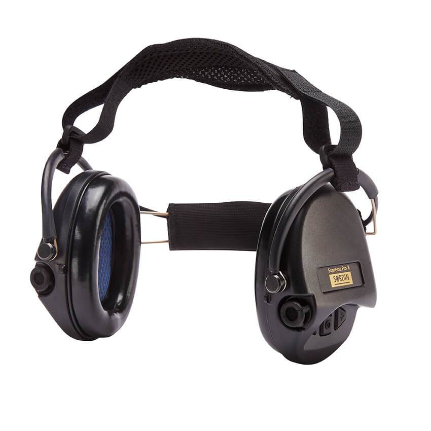 Sordin Supreme Pro X Electronic Hearing Protection Neckband Black Outdoor Tactical Australia
