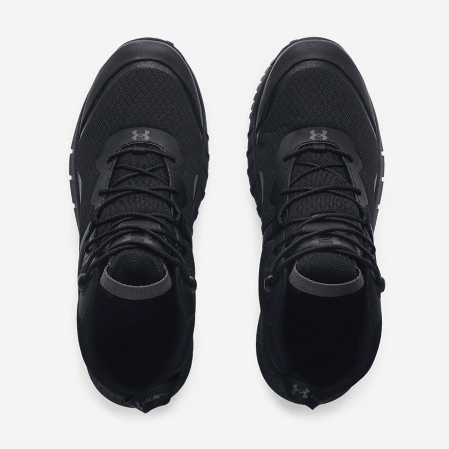 Under Armour Men's Micro G Valsetz Mid Tactical Boots Black Boots Under Armour Tactical Gear Supplier Tactical Distributors Australia