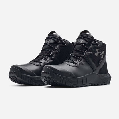 Under Armour Micro G Valsetz Mid Leather Waterproof Uniform Tactical Boots Outdoor Tactical Australia