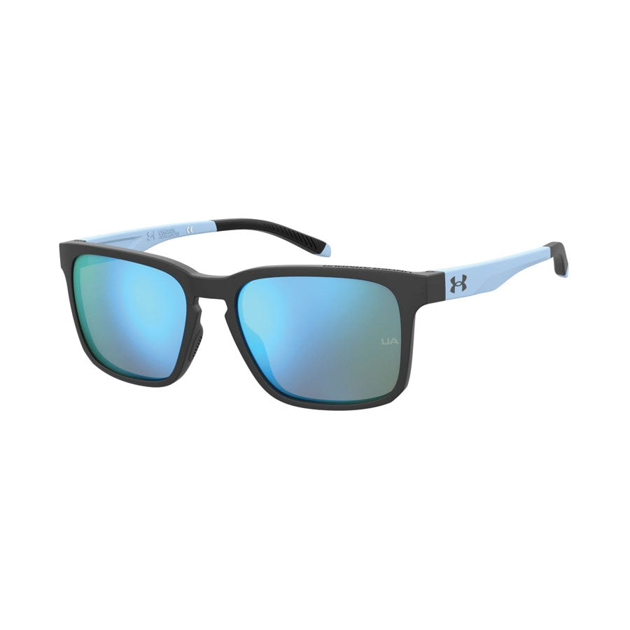 Under Armour UA Assist 2 Sunglasses Matte Black Frame Blue Mirror Outdoor Tactical Australia