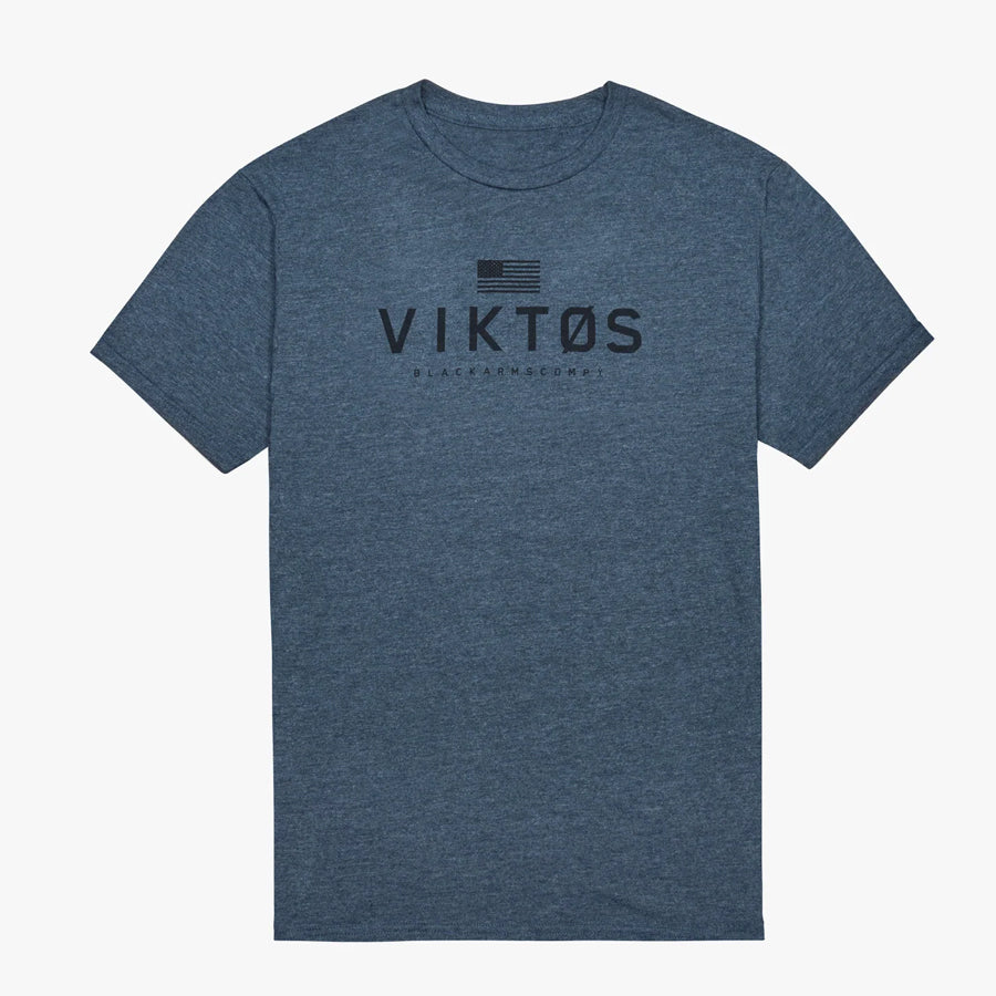 Viktos Archetype Tee Navy Heather Small Outdoor Tactical Australia