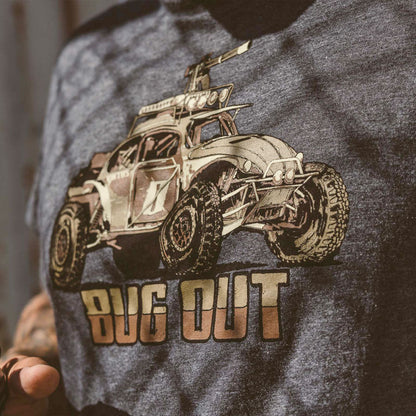 VIKTOS Big Time Bug Out Tee Charcoal Heather Outdoor Tactical Australia
