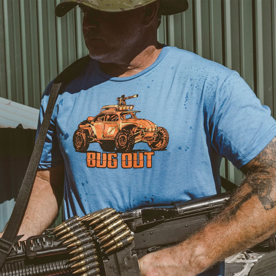 VIKTOS Big Time Bug Out Tee Royal Heather Outdoor Tactical Australia