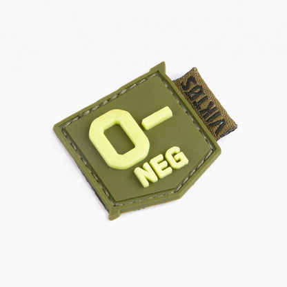 VIKTOS Bloodtype Mini Moralpha Patches O Negative Outdoor Tactical Australia