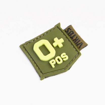 VIKTOS Bloodtype Mini Moralpha Patches O Positive Outdoor Tactical Australia