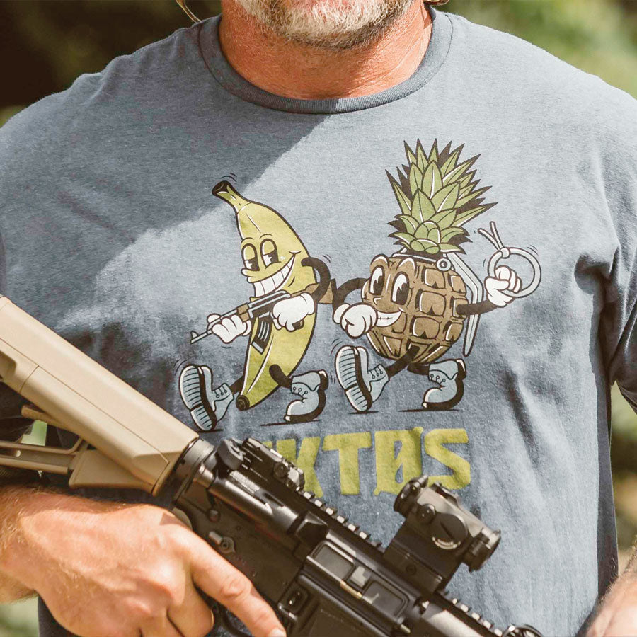 VIKTOS Forbidden Fruit Tee Charcoal Heather Outdoor Tactical Australia