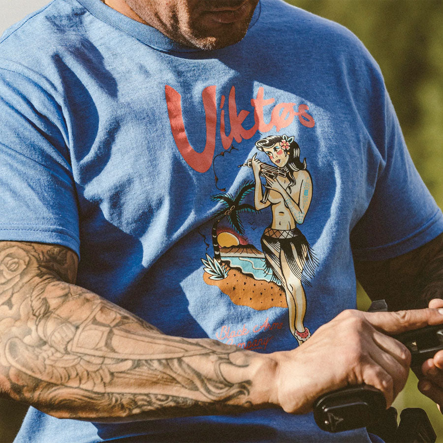 VIKTOS Huzi Girl Tee Royal Heather Outdoor Tactical Australia
