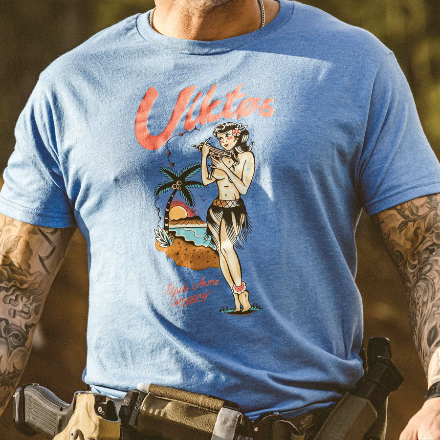 VIKTOS Huzi Girl Tee Royal Heather Outdoor Tactical Australia
