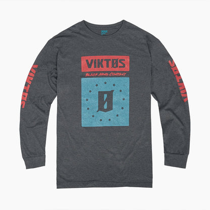 VIKTOS Patriot Block Long Sleeve Tee Black Small Outdoor Tactical Australia