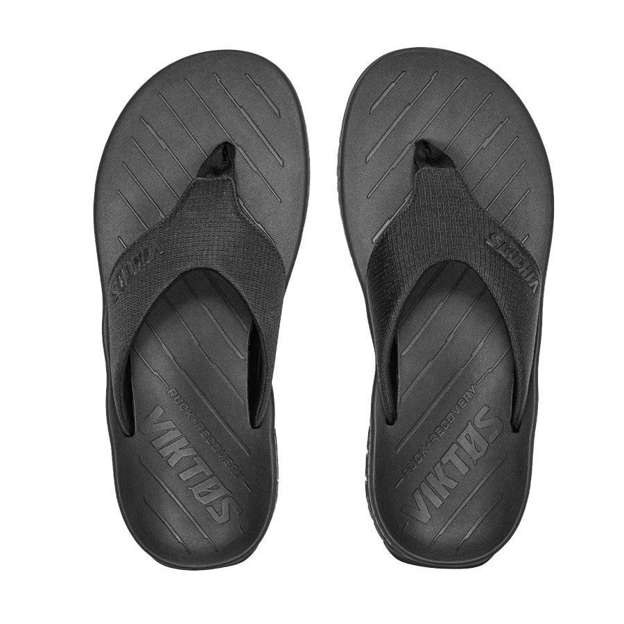 VIKTOS Ruck Recovery XC Sandals Black Outdoor Tactical Australia