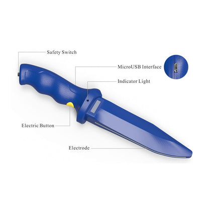 VTS Training Stress Shock Knife SK02 2 Knife Package Rechargeable in Carry Case Outdoor Tactical Australia