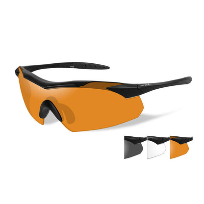 Wiley X Vapor 2.5 Three Lens with Matte Black Frame Outdoor Tactical Australia