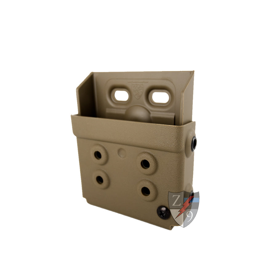 Zero9 Solutions Handcuff Case Standard Flat Dark Earth Plain Tek-Lok Belt Only Outdoor Tactical Australia