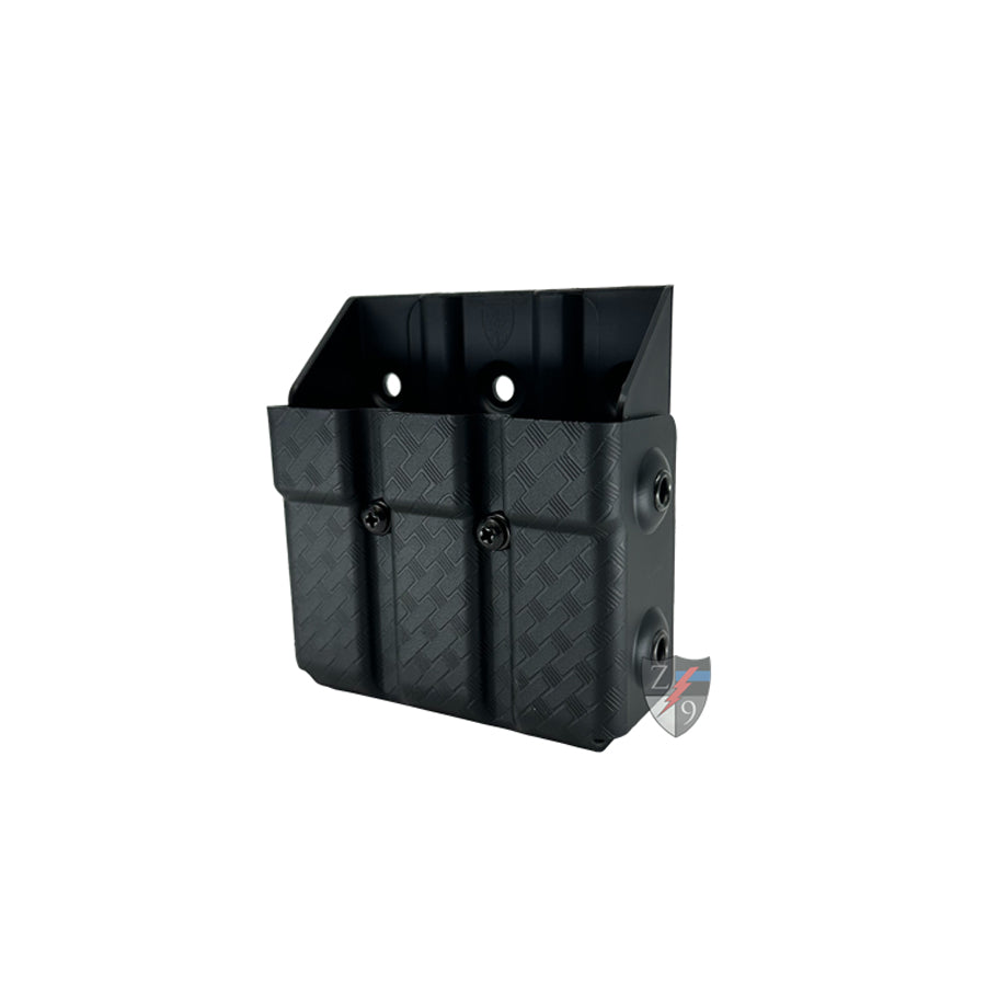 Zero9 Solutions Triple Mag Case / Glock 9/40 Black Basket Weave Molle Loks Outdoor Tactical Australia