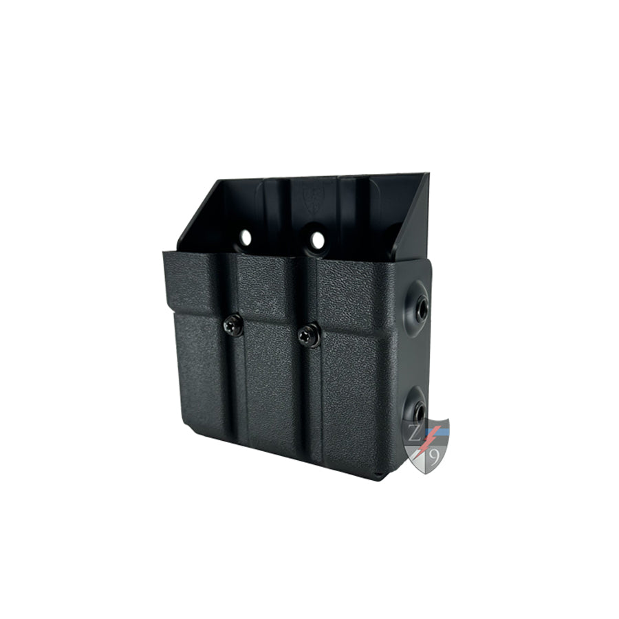 Zero9 Solutions Triple Mag Case / Glock 9/40 Black Plain Molle Loks Outdoor Tactical Australia