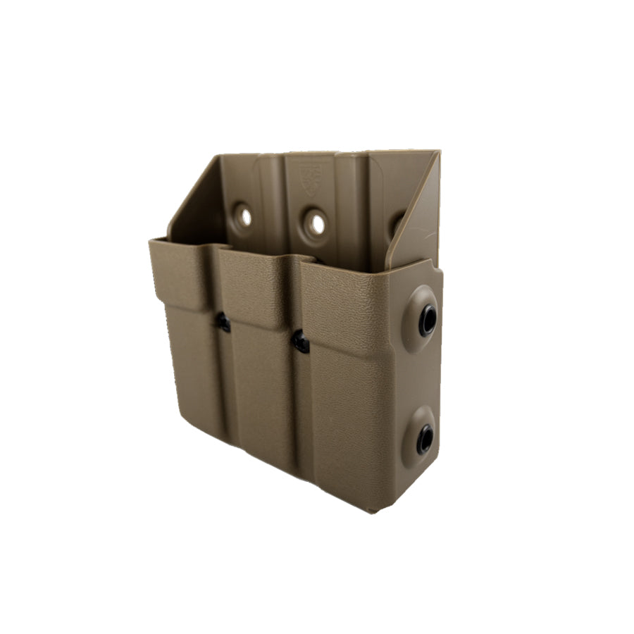 Zero9 Solutions Triple Mag Case / Glock 9/40 Flat Dark Earth Plain Molle Loks Outdoor Tactical Australia